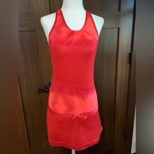 EUC Nike Dri-fit XS red/orange tennis dress